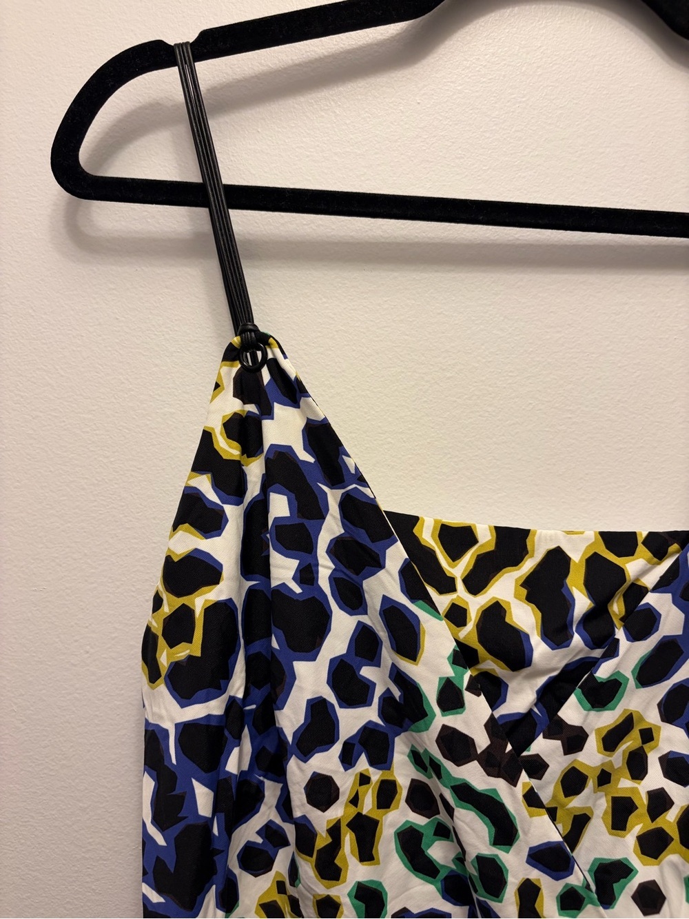 NWT Milly Leopard Print Sheath Dress Women's M Blue Green Cocktail Mini Feminine - Picture 5 of 10